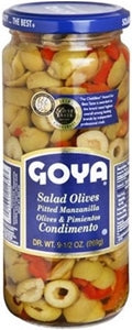 Goya Salad Olives Manzanilla Pitted 269 g