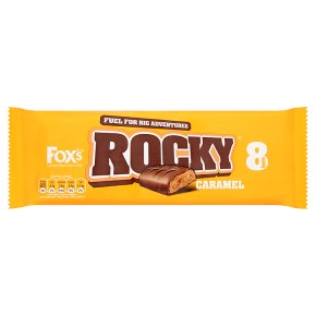 Fox's Rocky Caramel Biscuits Loaded With Caramel & Milk Chocolate Bar 159 g x8