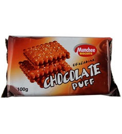 CBL Munchee Chocolate Puff Biscuits 100 g