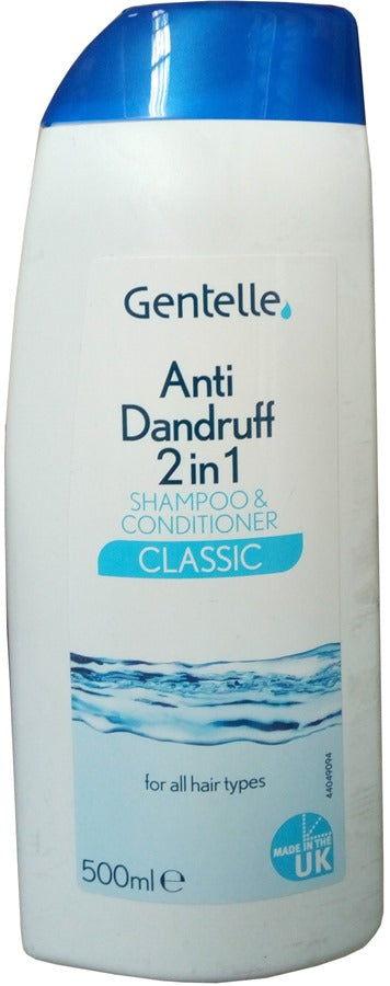 Gentelle Anti-Dandruff 2 in 1 Shampoo & Conditioner Classic 500 ml