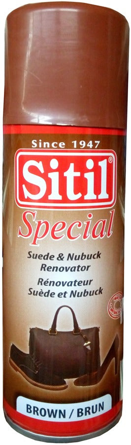 Sitil Special Suede & Nubuck Shoe Polish Renovator Brown 200 ml