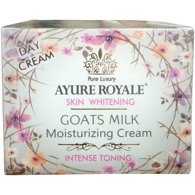 Ayure Royale Skin Whitening Night Cream Goats Milk Moisturizing Intense Toning 40 g