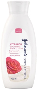 Johnson's Vita-Rich Soothing Body Lotion With Rose Water 400 ml