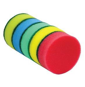 Scouring Sponge Round x5