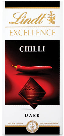 Lindt Excellence Dark Chocolate Chilli 100 g