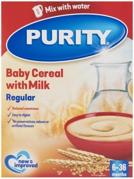 Purity rice hot sale cereal