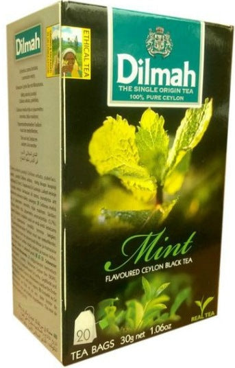 Dilmah Black Tea Mint 30 g x20