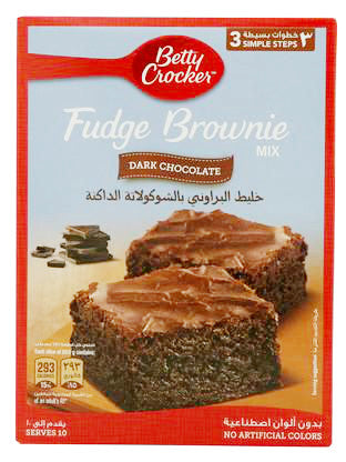 Betty Crocker Frudge Brownie Dark Chocolate Mix 500 g
