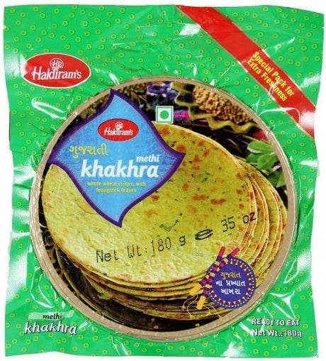 Haldiram's Methi Khakhra Ready To Eat 180 g