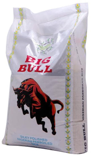 Big Bull Nigerian Parboiled Rice 50 kg