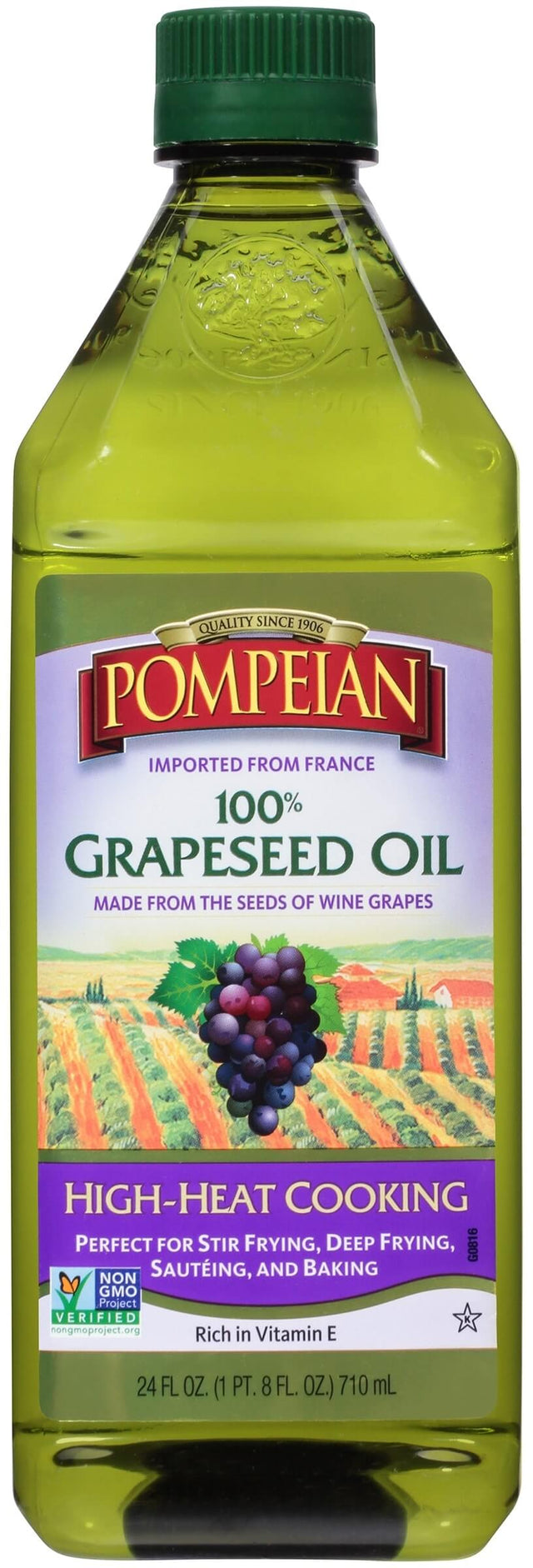 Pompeian 100 Percent Grapeseed Oil 710 ml