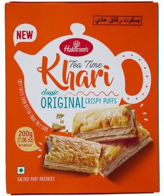 Haldiram's Tea Time Khari Multi Grain Crispy Puffs Pasteries 200 g