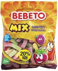 Bebeto Mix Jelly Gum 175 g