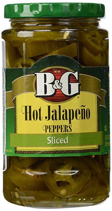 B & G Hot Jalapeno Peppers Sliced 355 ml