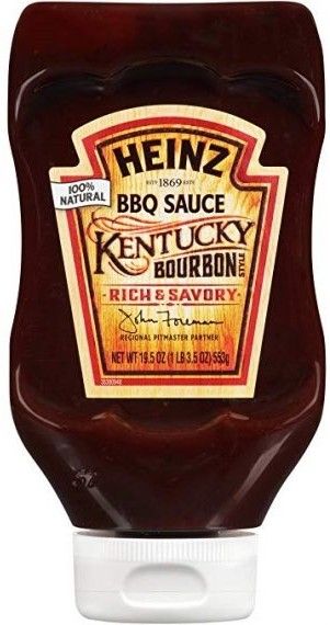 Heinz BBQ Sauce Kentucky Bourbon Style Rich & Savoury 553 g