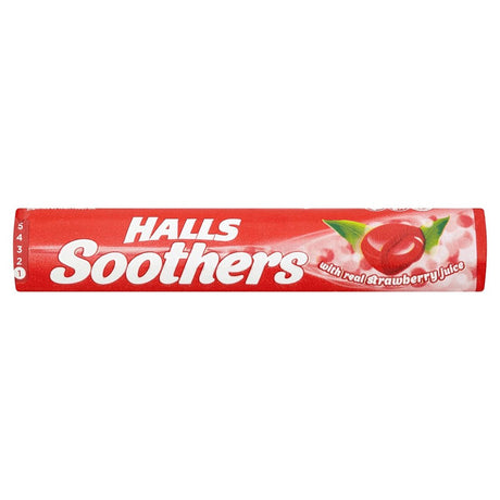 Halls Soothers Soothing Strawberry 45 g