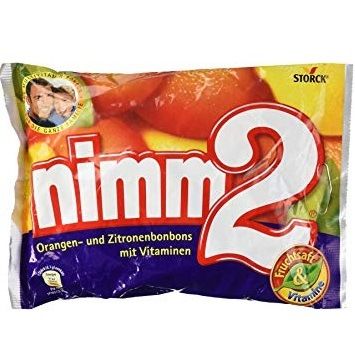 Storck Nimm2 Soft Centre Orange & Lemon Candies With Vitamins 150 g