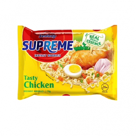 Sedaap Supreme Instant Noodles Tasty Chicken 120 g x5+1