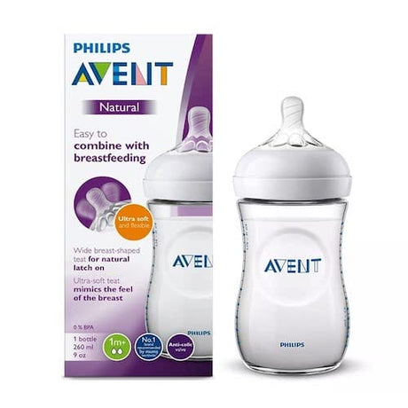 Avent Natural Feeding Bottle 1 Month+ 260 ml