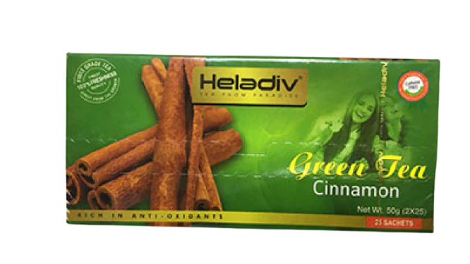 Heladiv Green Tea With Cinnamon 50 g x25