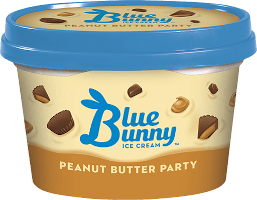 Blue Bunny Ice Cream Peanut Butter Party 162 ml