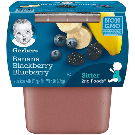 Gerber Banana Blackberry Blueberry 113 g x2