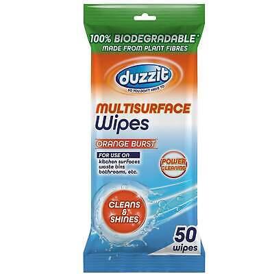 Duzzit Orange Burst Multisurface Wipes x50