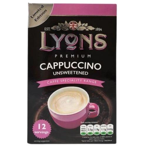 Lyons Premium Cappuccino Unsweetened 132 g x12