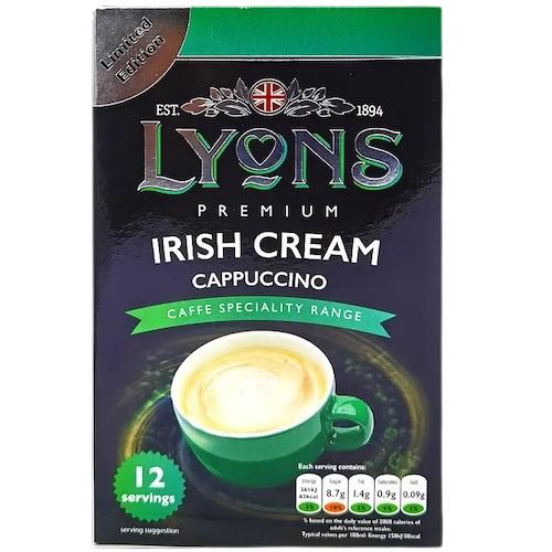 Lyons Premium Irish Cream Cappaccino Cofee 180 g x12