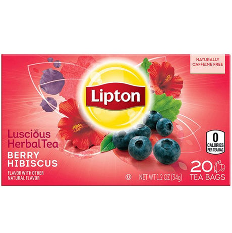 Lipton Herbal Tea Berry Hibiscus 34 g x20