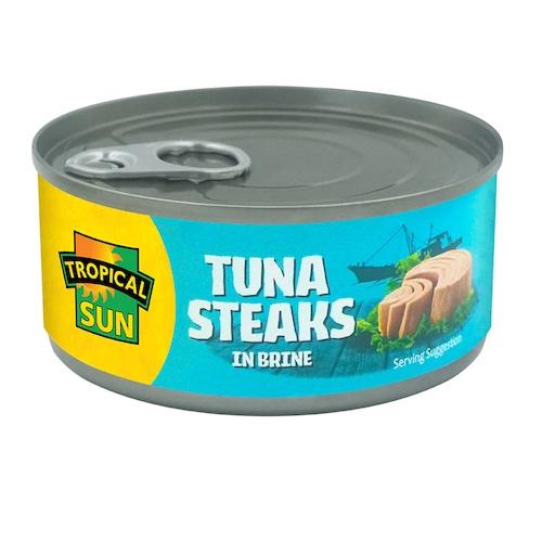 Tropical Sun Tuna Steaks In Brine 160 g