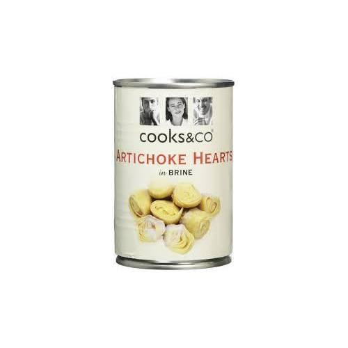 Cooks & Co Artichoke Hearts In Brine 390 g