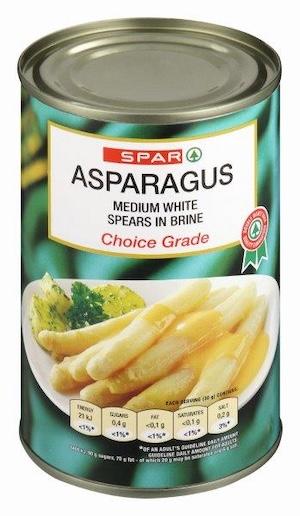 Spar White Asparagus Medium Spears In Brine 430 g