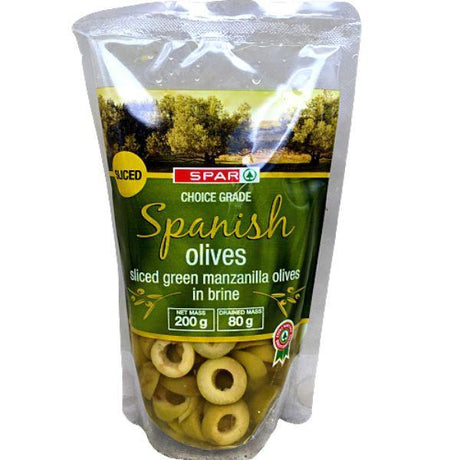 Spar Spanish Olives Sliced 200 g