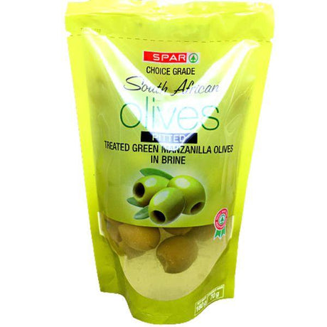 Spar Treated Green Manzanilla Olives In Brine 200 g