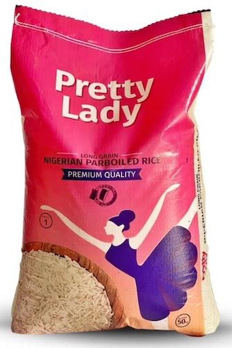 Pretty Lady Long Grain Nigerian Parboiled Rice 10 kg