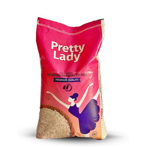 Pretty Lady Long Grain Nigerian Parboiled Rice 50 kg