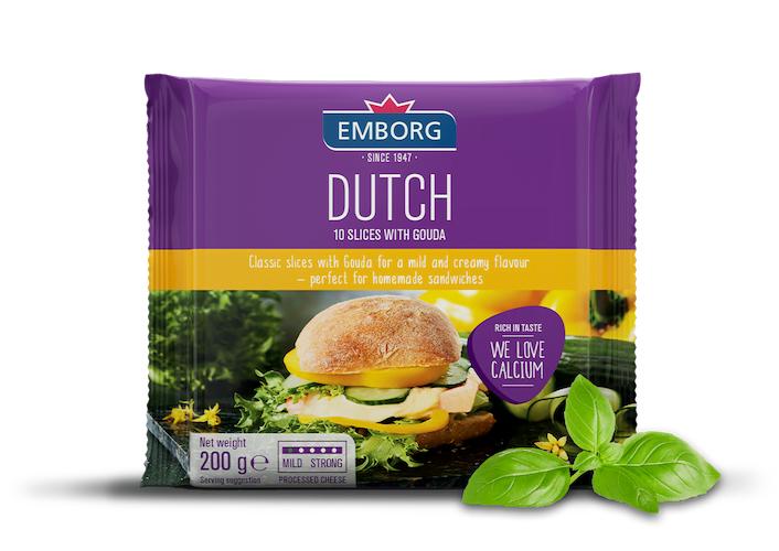 Emborg Dutch Cheese With Gouda Slices 200 g x10