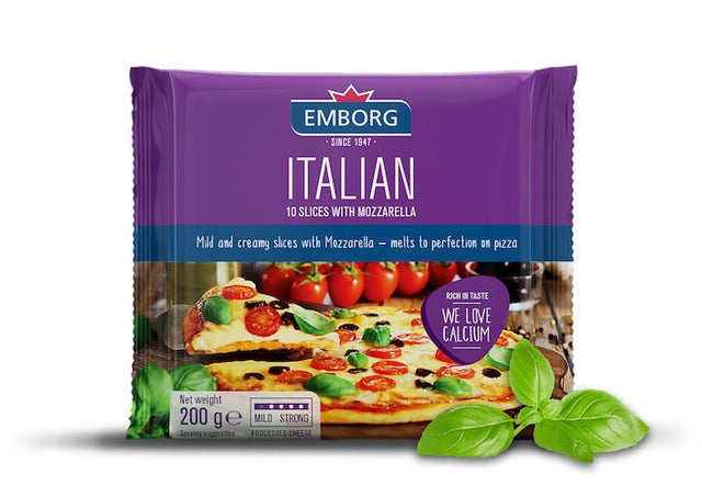 Emborg Italian With Mozzarella Slices 200 g x10