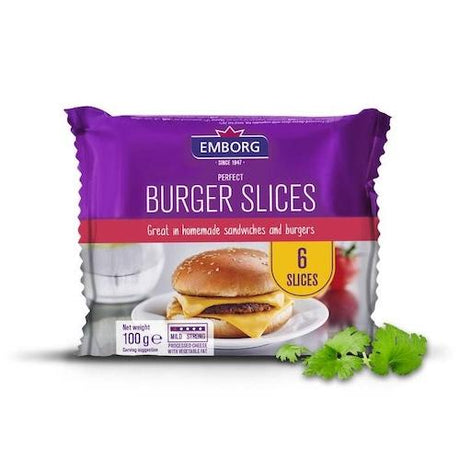 Emborg Perfect Burger Slices 100 g x6