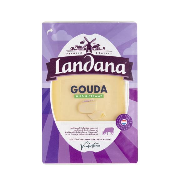 Landana Gouda Cheese Mild Slices 150 g