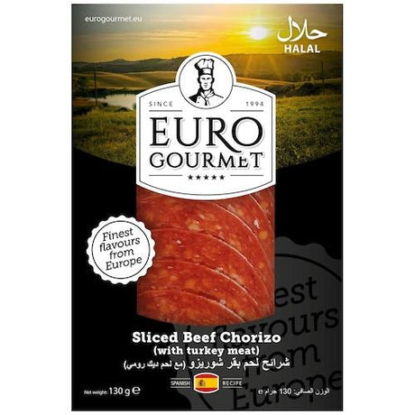 Euro Gourmet Sliced Beef Chorizo With Turkey Meat 130 g