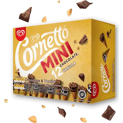 Cornetto Mini Chocolate & Vanilla 28 ml x12