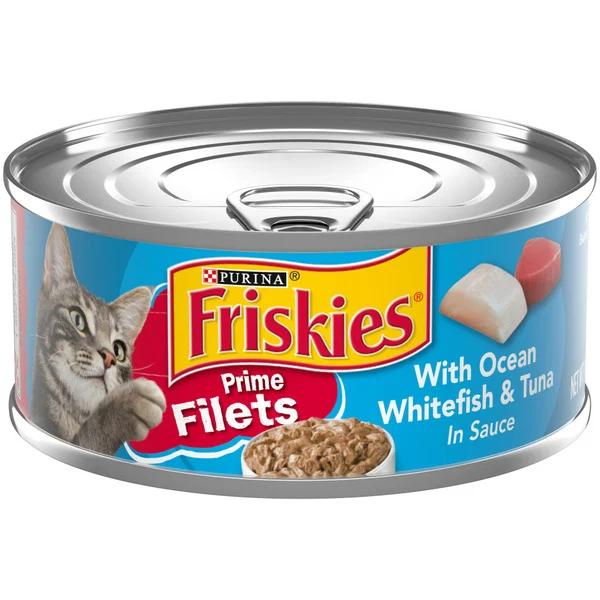 Purina Friskies Prime Filets With Ocean Whitefish & Tuna In Sauce 156 g