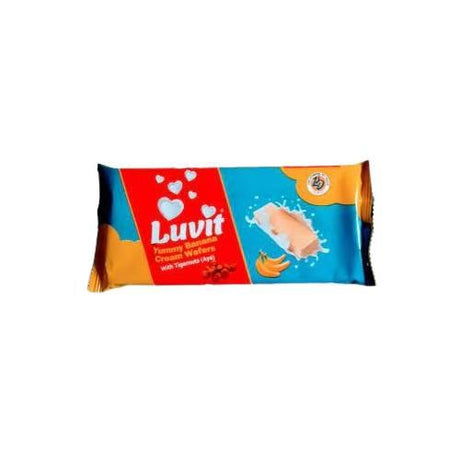 Luvit Yummy Banana Cream Wafers With Tigernuts 35 g