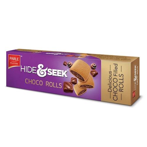 Parle Platina Hide & Seek Choco Rolls 125 g