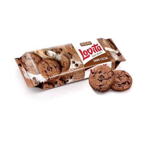 Roshen Lovita Classic Cookies Dark Cocoa 150 g