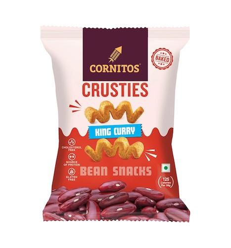 Cornitos Crusties King Curry Bean Snacks 57 g