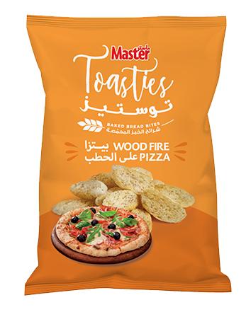 Master Toasties Wood Fire Pizza Baked Bread Bites 32 g