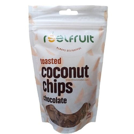 Reelfruit Toasted Coconut Chips Chocolate 50 g